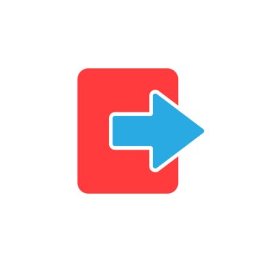 Düz tarzı giriş kapısı. Çıkış kapıları resimde beyaz