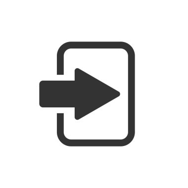 Düz tarzı giriş kapısı. Çıkış kapıları resimde beyaz