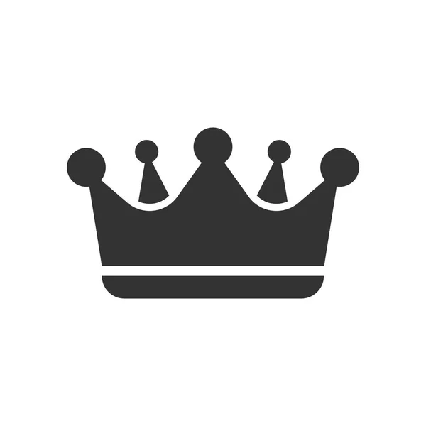 Kronendiademvektorsymbol im flachen Stil. Royalty Crown illustrati — Stockvektor