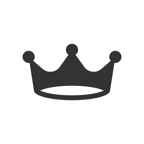 Kronendiademvektorsymbol im flachen Stil. Royalty Crown illustrati — Stockvektor