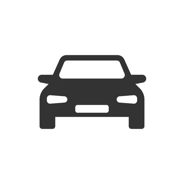 Icono de vector de coche en estilo plano. Ilustración de vehículos de automóvil o — Vector de stock