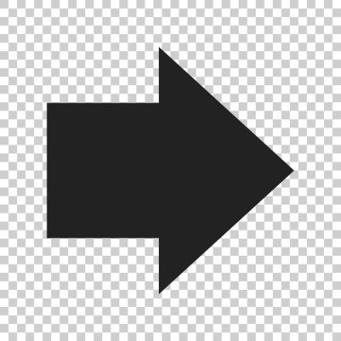 Ok simgesi. Vektör illüstrasyon izole şeffaf backgrou üzerinde