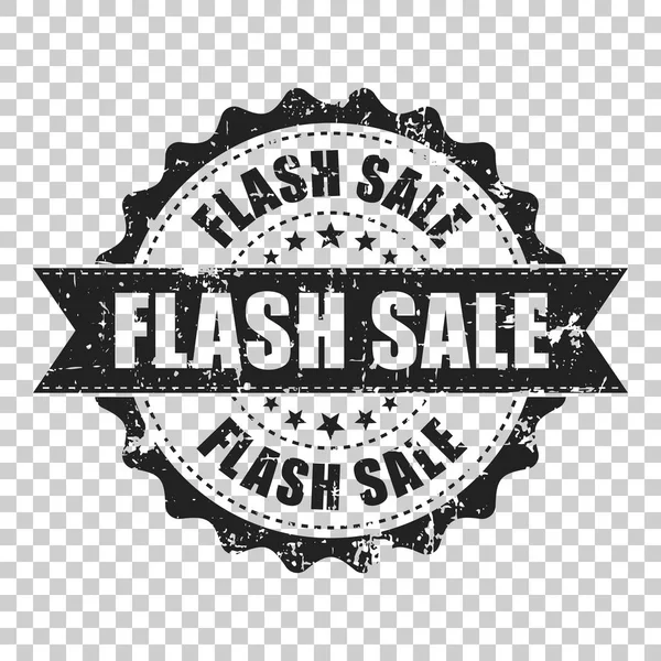 Flash Sale Rubber Grunge Stempel. Vektorabbildung auf i — Stockvektor