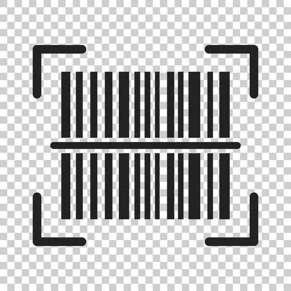 Icono de distribución de productos de código de barras. Ilustración vectorial en isolat — Vector de stock