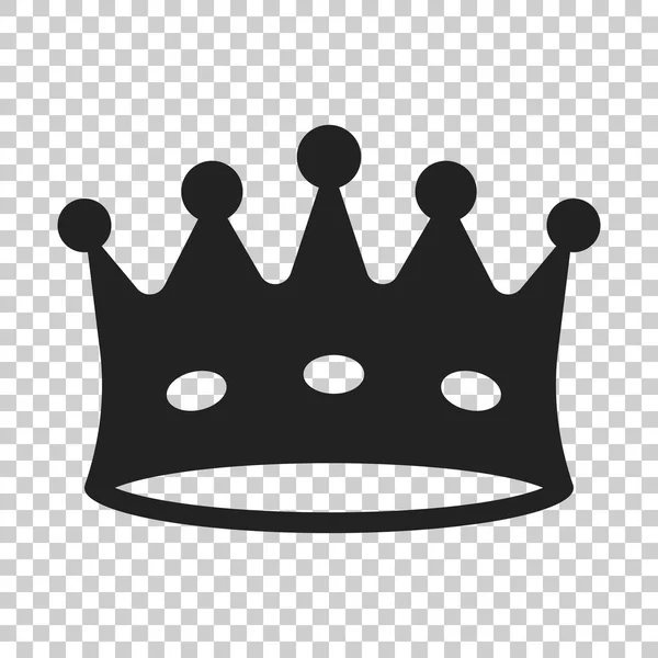 Kronendiademvektorsymbol im flachen Stil. Royalty Crown illustrati — Stockvektor