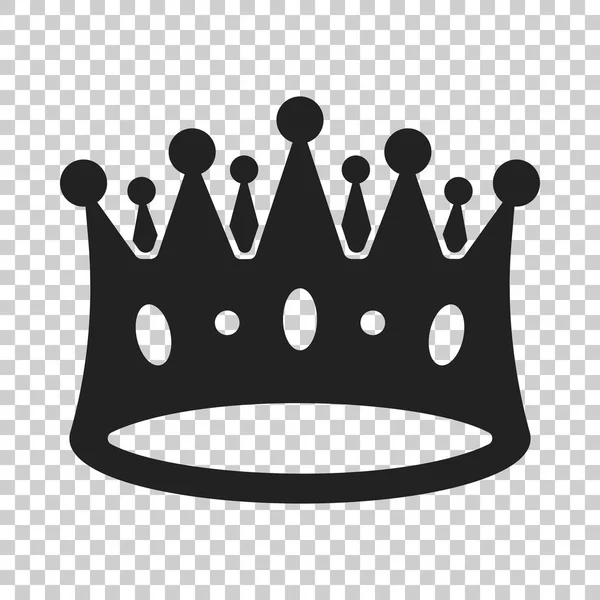 Kronendiademvektorsymbol im flachen Stil. Royalty Crown illustrati — Stockvektor