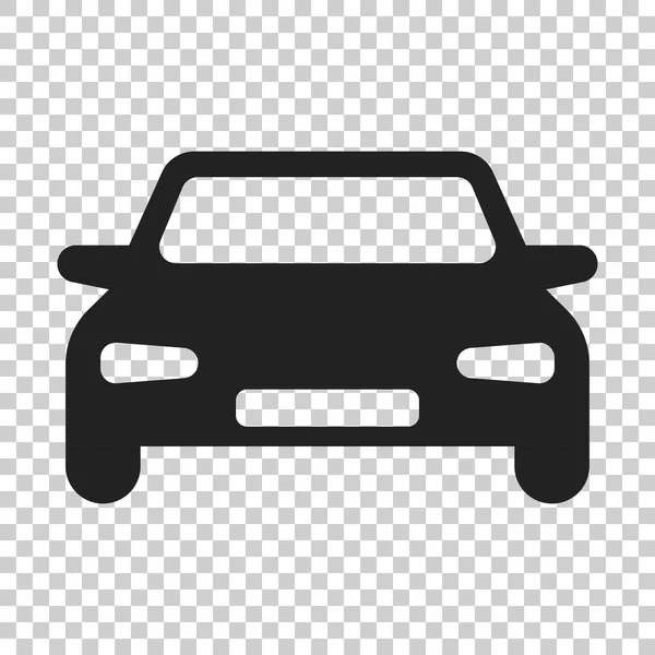 Icono de vector de coche en estilo plano. Ilustración de vehículos de automóvil o — Vector de stock