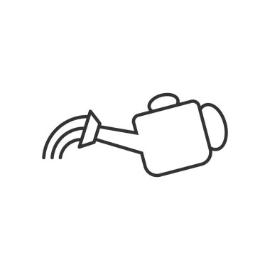 Su, düz bir şekilde ikon olabilir. Sulama bahçesi vektör çizimi