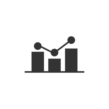 Düz stil olarak grafik simgesi büyütülüyor. İllu ok vektörünü artır