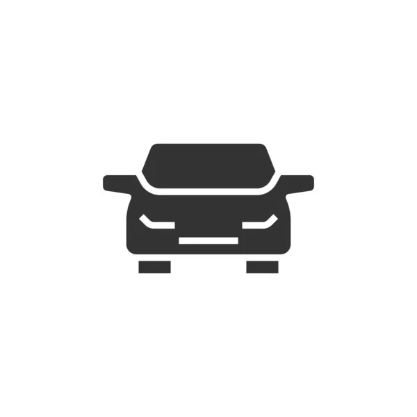 Car icon in flat style. Automobile vehicle vector illustration o — Stock Vector