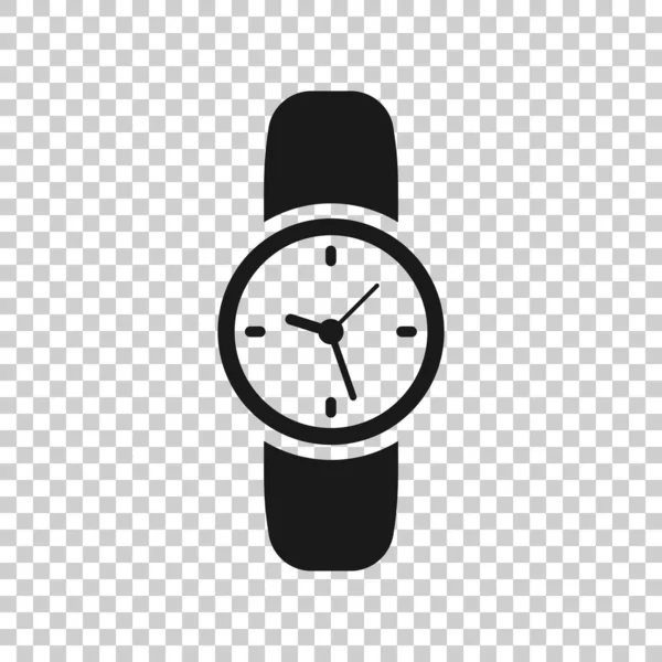 Muñeca Icono Del Reloj Estilo Plano Ilustración Vectores Reloj Mano — Archivo Imágenes Vectoriales