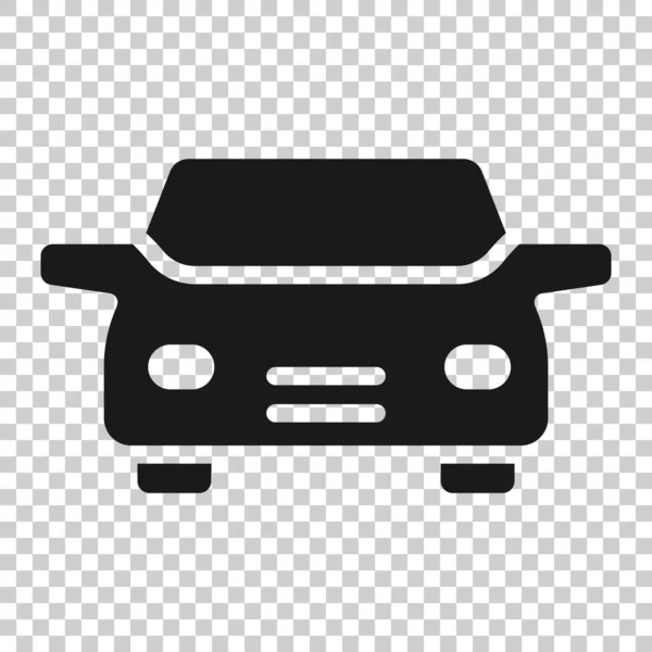 Car Icon Flat Style Automobile Vehicle Vector Illustration White Isolated — Stock Vector