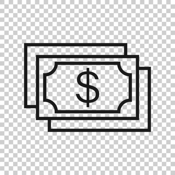 Icono Del Dólar Del Dinero Estilo Plano Intercambiar Ilustración Vectores — Archivo Imágenes Vectoriales