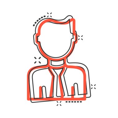 İnsanlar komik bir şekilde iletişim ikonu. İnsanlar beyaz arka planda vektör çizimleri yapıyor. Ortaklık su sıçratma etkisi iş kavramı.