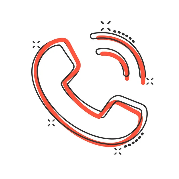 Иконка Мобильного Телефона Стиле Комикса Телефон Говорить Мультипликационные Векторные Иллюстрации — стоковый вектор