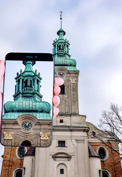 Foto Der Architektur Auf Der Straße Der Alten Stadt Von — Stockfoto