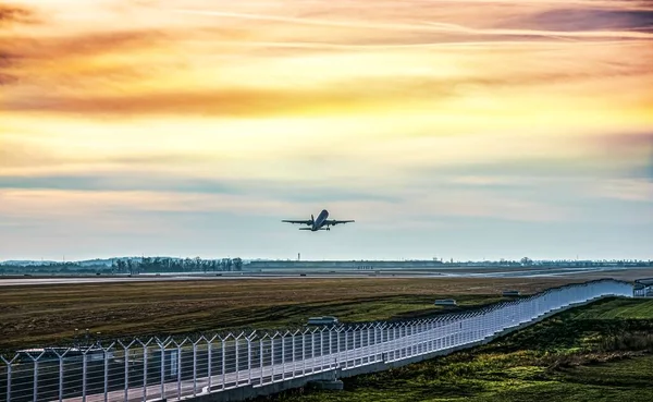 Agente Reenvío Concepto Entrega Aviones Avión Pasajeros Despegó —  Fotos de Stock