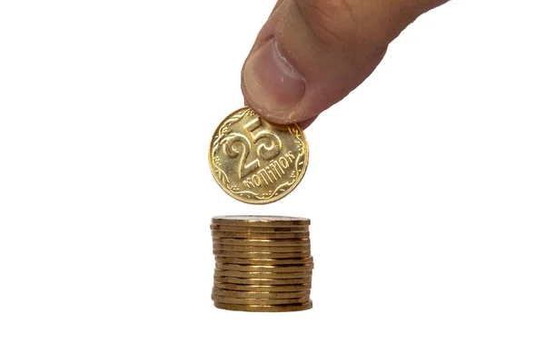 Yakın plan para yığını ve finansal konsept üzerine para koymak 