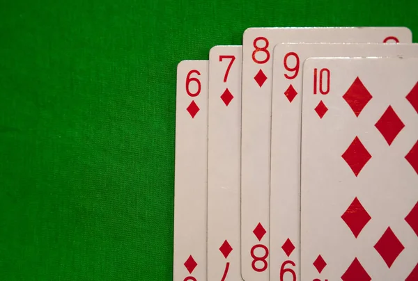 Yeşil arka plan, kumarhane konsepti 