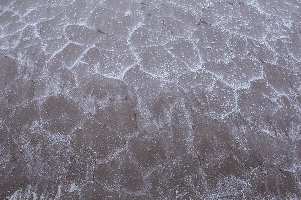 Cr olan sahile tuz kırık yüzey dokusu