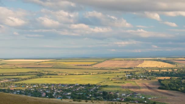 Winteransichten Der Schneebedeckten Berge Des Kaukasus Bildung Und Bewegung Von — Stockvideo