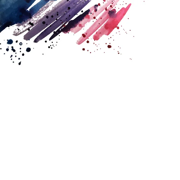 Aquarell weißer Hintergrund — Stockvektor