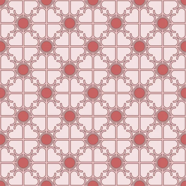 Kırmızı geometrik desen