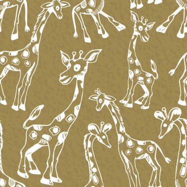 zürafa desen