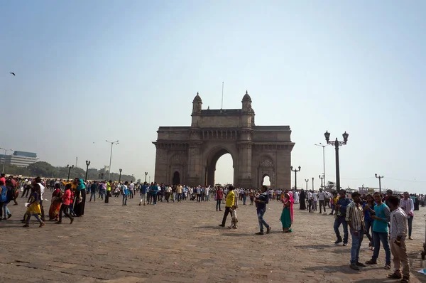 Scenery of Gateway of India in Mumbai, India. — Stock Photo, Image