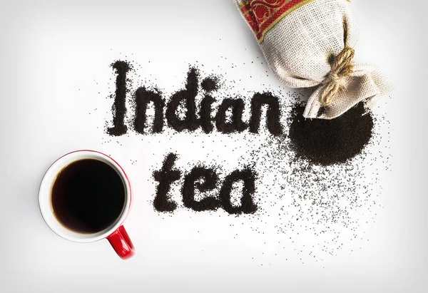 Традиционный индийский чай . — стоковое фото