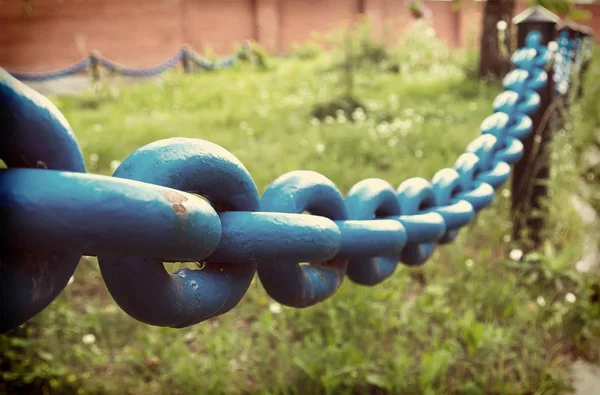 Circuit as the fence in the Park — Stock Photo, Image