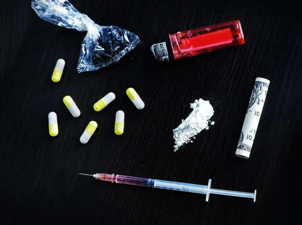 Uyuşturucu farklı türleri — Stok fotoğraf
