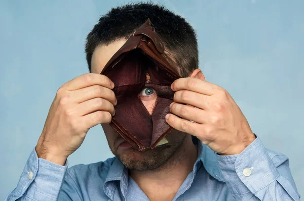 Mal concepto de economía. Emoción negativa — Foto de Stock