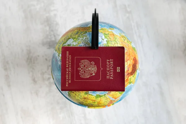 Хорошо проехавший паспорт — стоковое фото