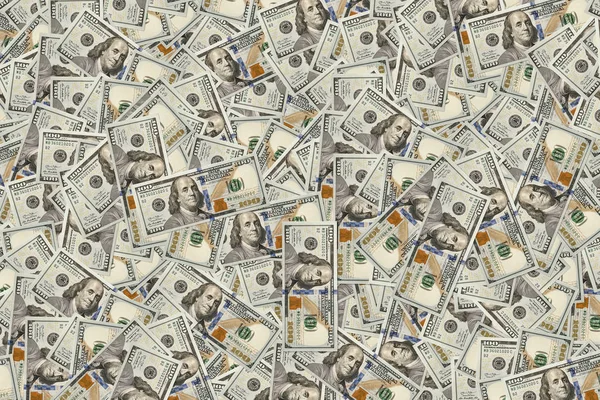 Background with money american hundred dollar bills