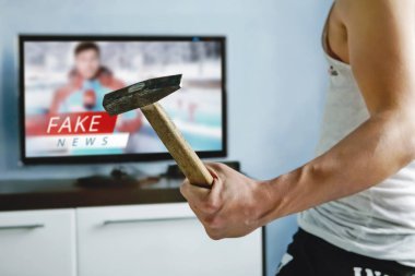 Gerçek, modern bir TV haberlerinde yanlış anlatıldı.