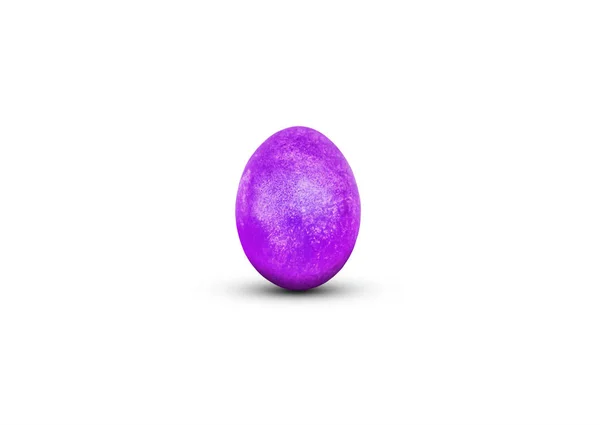 Фиолетовое пасхальное яйцо — стоковое фото