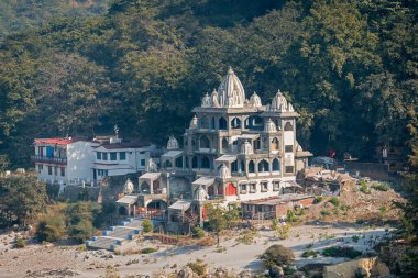 Rishikesh, yoga şehir Ganj Nehri üzerinde