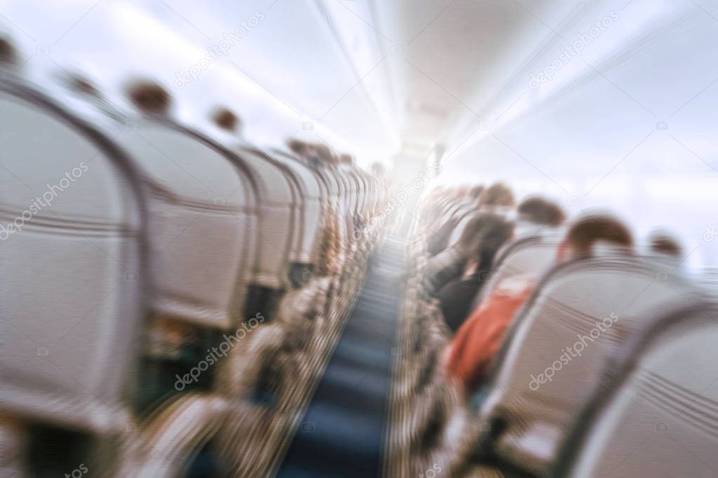 plane shakes during turbulence flying through the air hole.