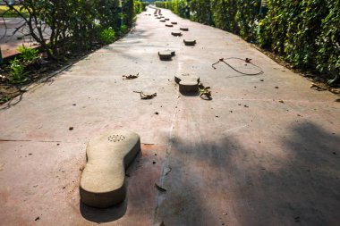 Gandhi memorial adımları ve taş