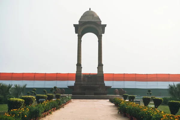 Historic India Gate Delhi - A war memorial on Rajpath road New Delhi.