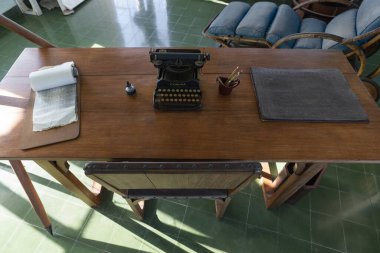 Ernest Hemingway 'in 1939' dan 1960 'a kadar yaşadığı Finca La Vigia Hanesi. Küba 'da Ernest Hemingway' in hayatını gösteren müze..