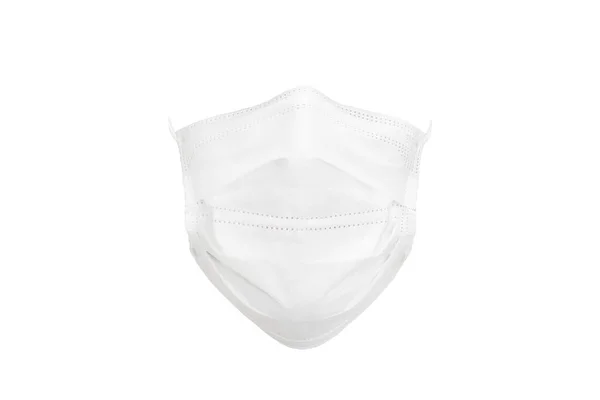 White Medical Mask Form Mask Worn Face Protective Face Mask — Stock Photo, Image