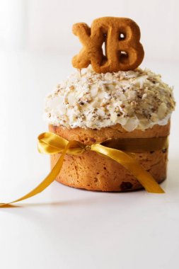 Ev yapımı Paskalya Paskalya kutlamak için pasta. 