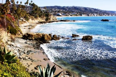 Beach Laguna Beach California Usa. 