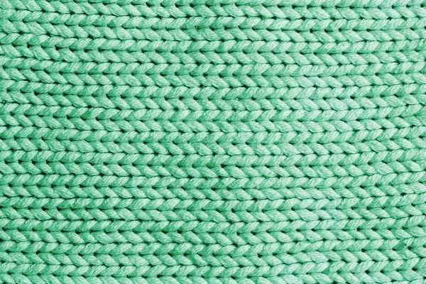 Ligne horizontale verte tricot tissu texture fond ou tricot — Photo