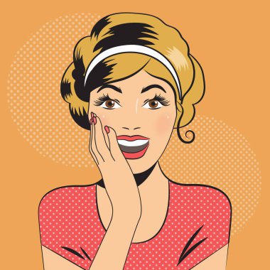 Kız tarzı pop sanat.