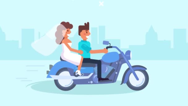 Mariage Extrême Plat Animation — Video