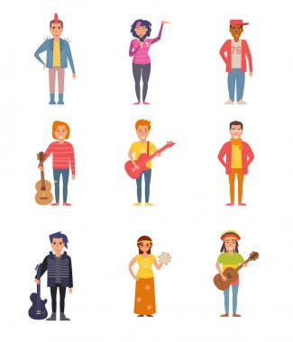 Farklı altkültürler insanlarla ayarla