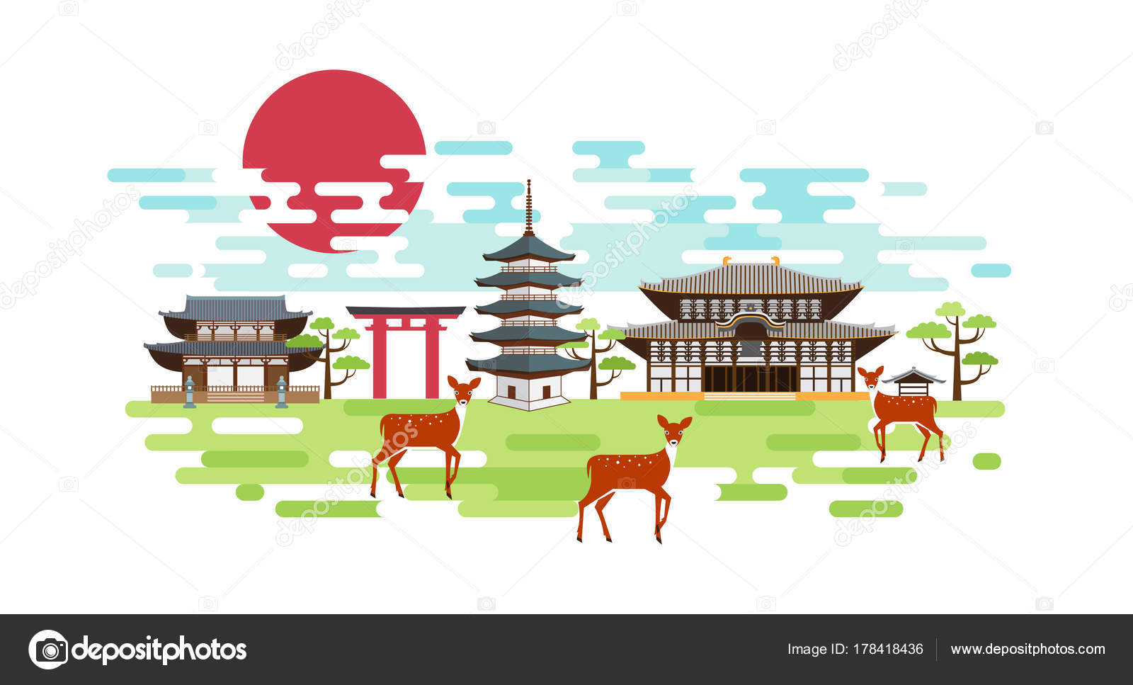 Taman Naraストックベクター ロイヤリティフリーtaman Naraイラスト Depositphotos